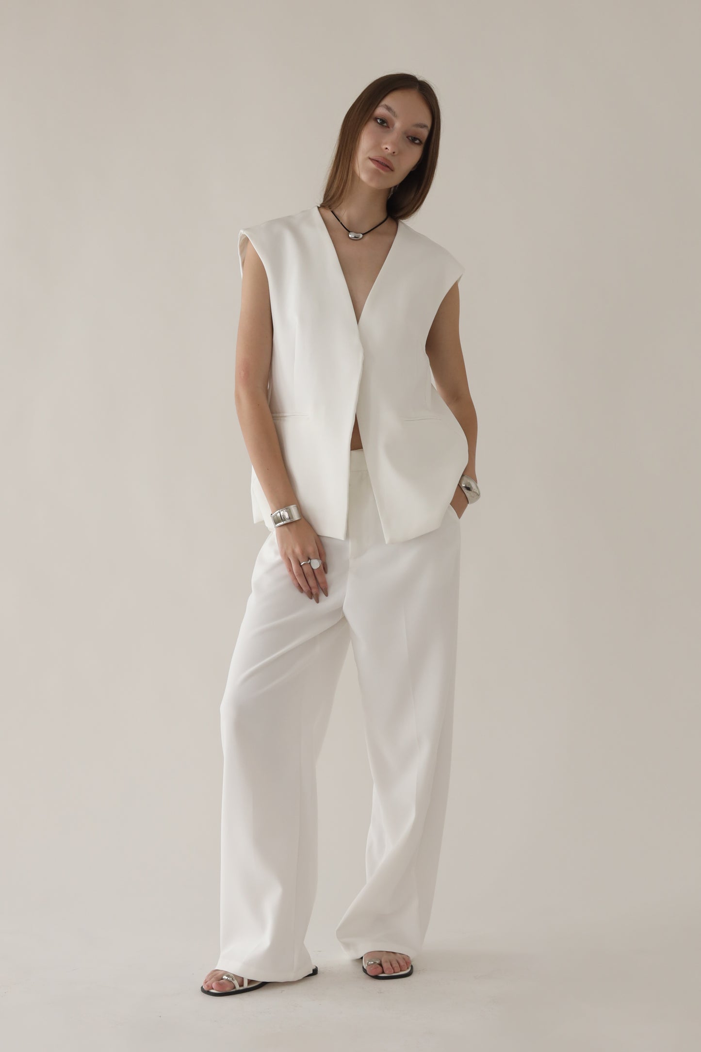 ALONDRA TROUSERS (White)