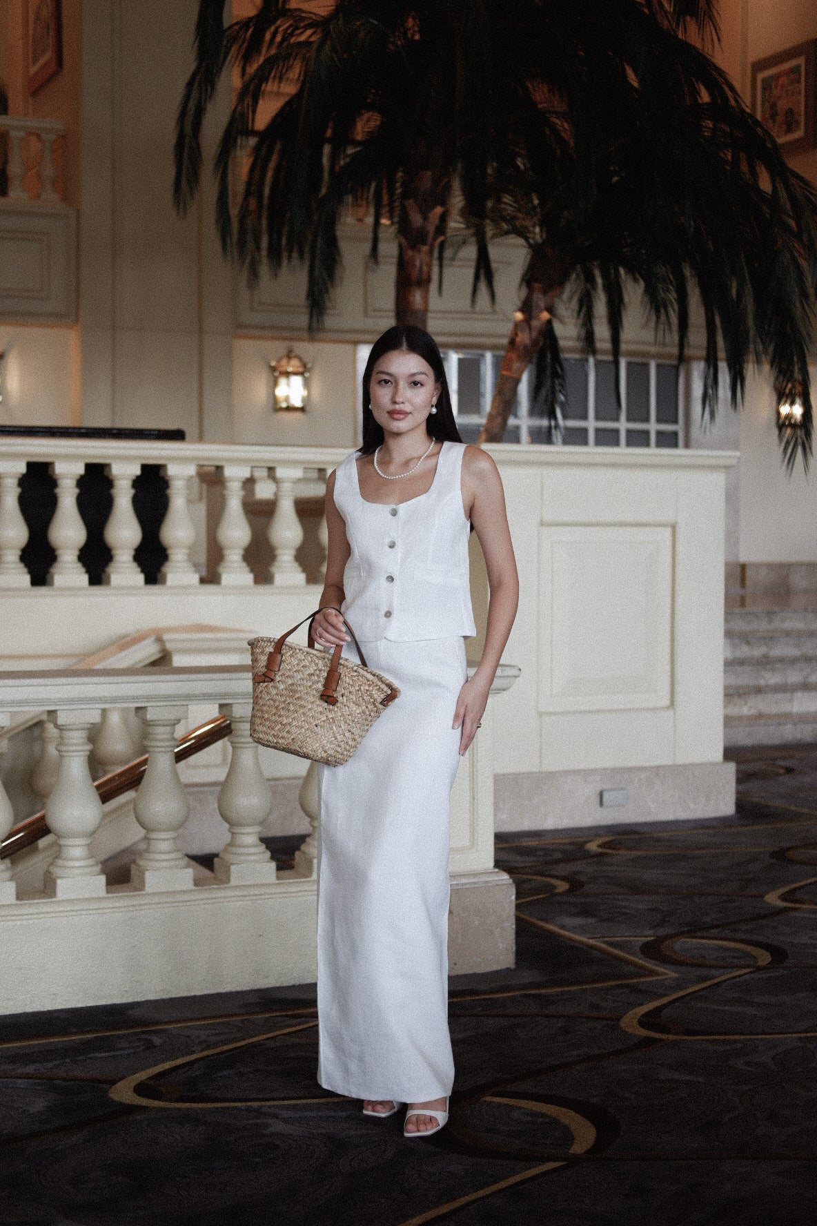 INES LINEN TOP (White)