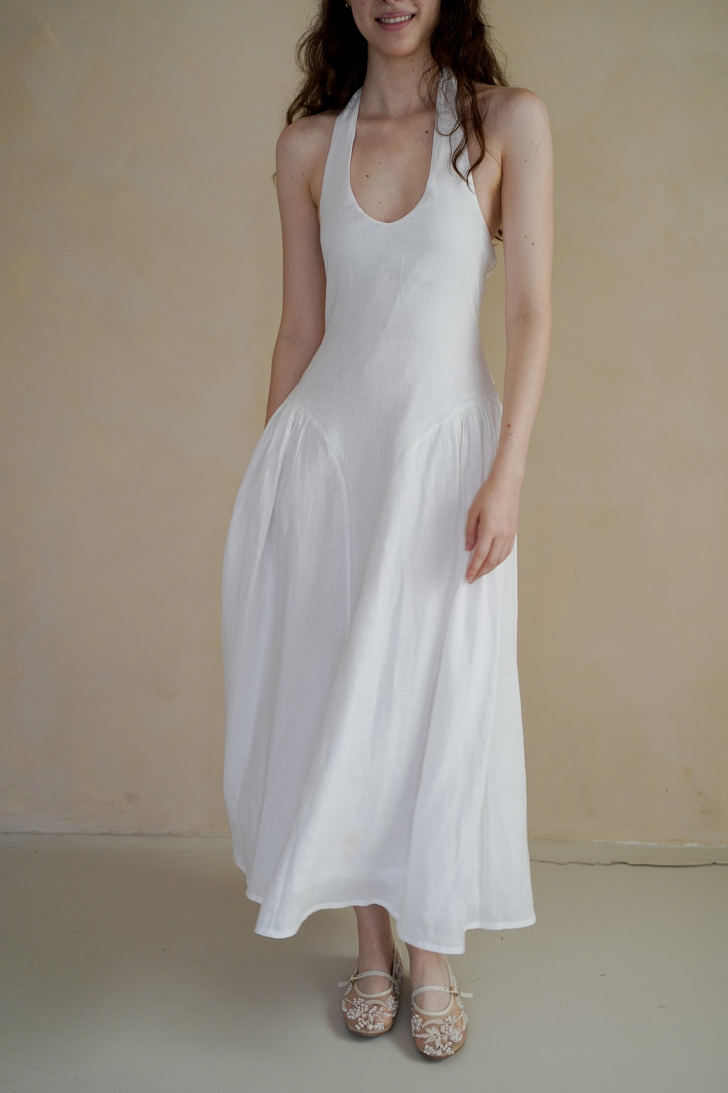 MARTHA LINEN DRESS