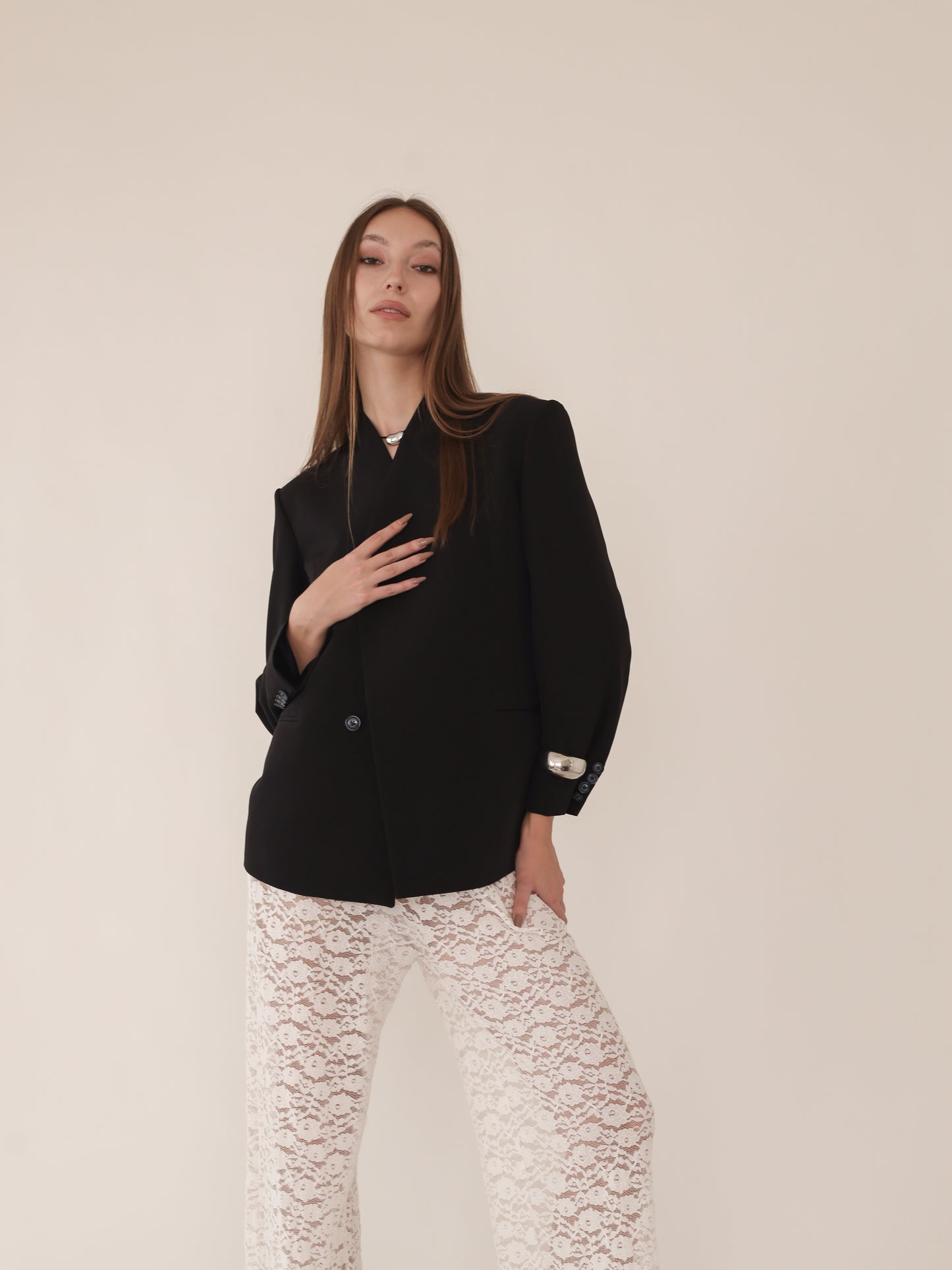 CONRAD CUSTOM BLAZER (BLACK) - Pre order