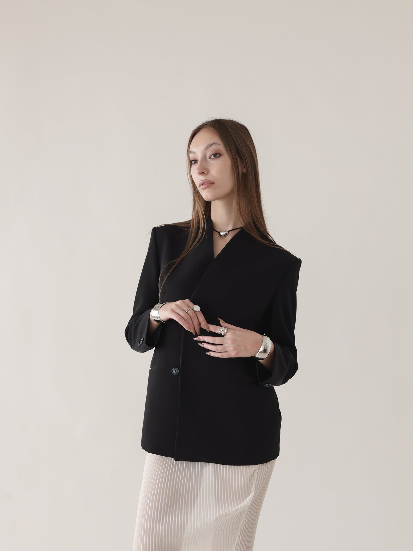 CONRAD CUSTOM BLAZER (BLACK) - Pre order