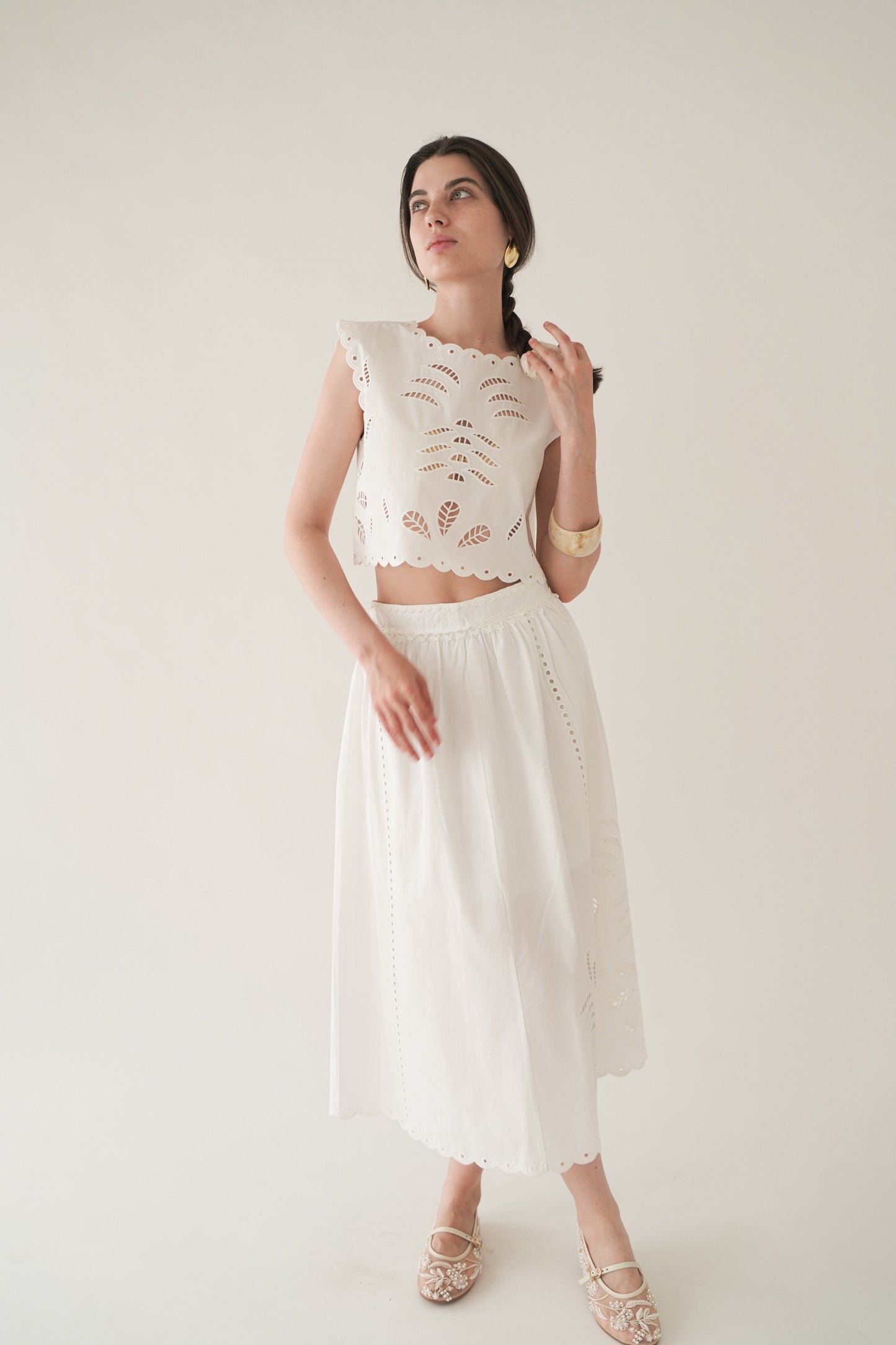 SALMA EMBROIDERED TOP