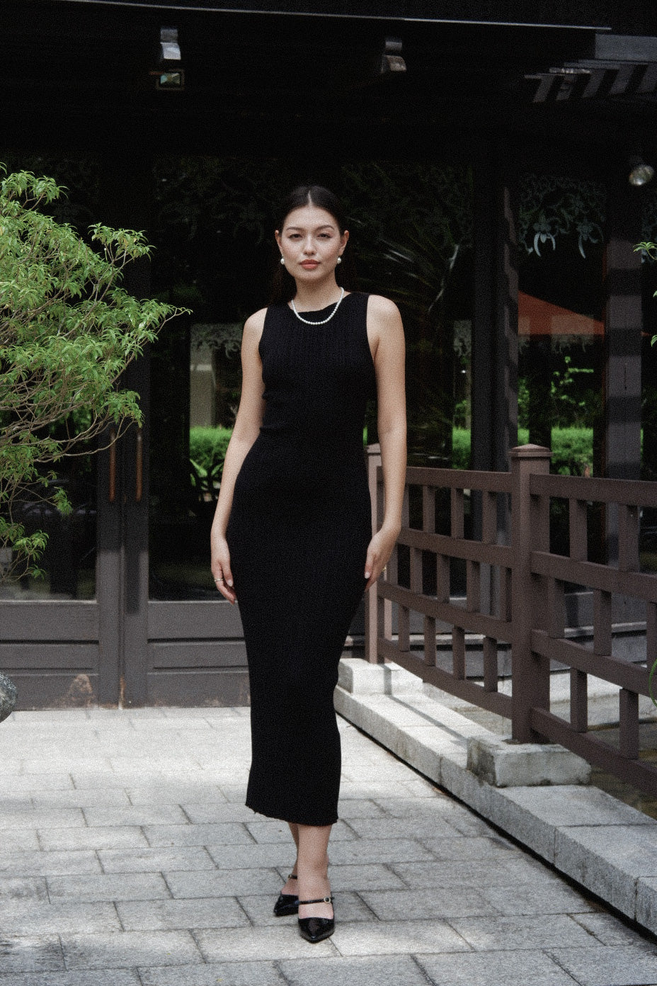 LOLA KNITTED DRESS (Black)