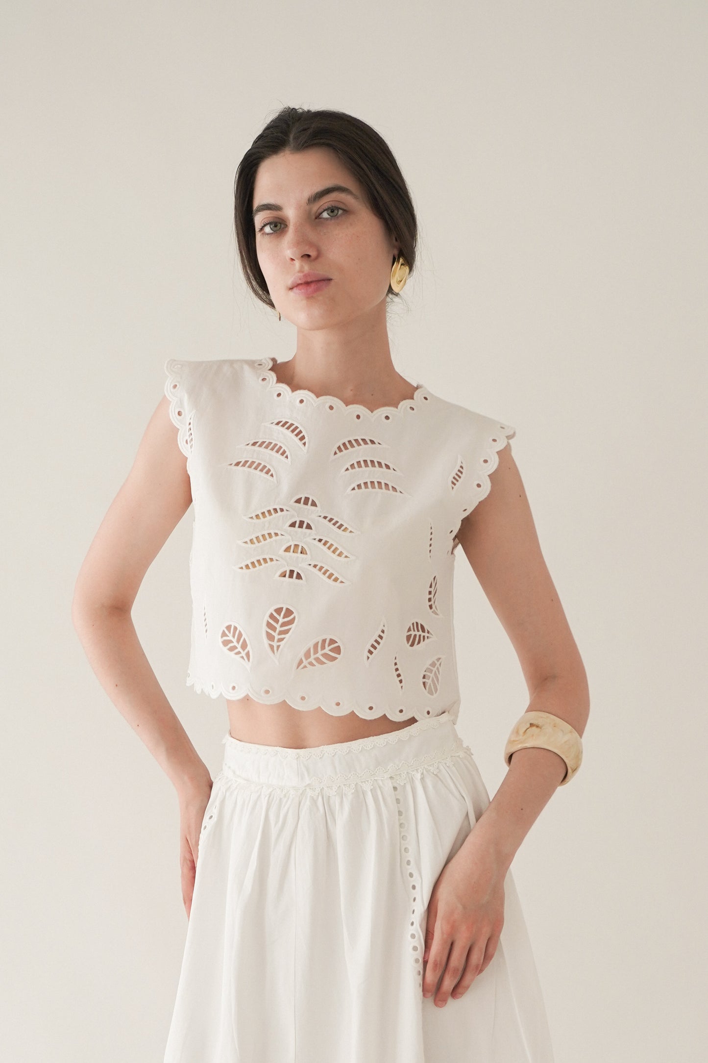 SALMA EMBROIDERED TOP