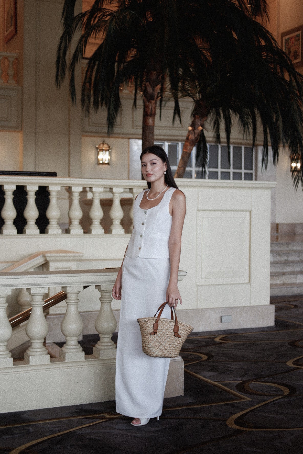 INES LINEN TOP (White)