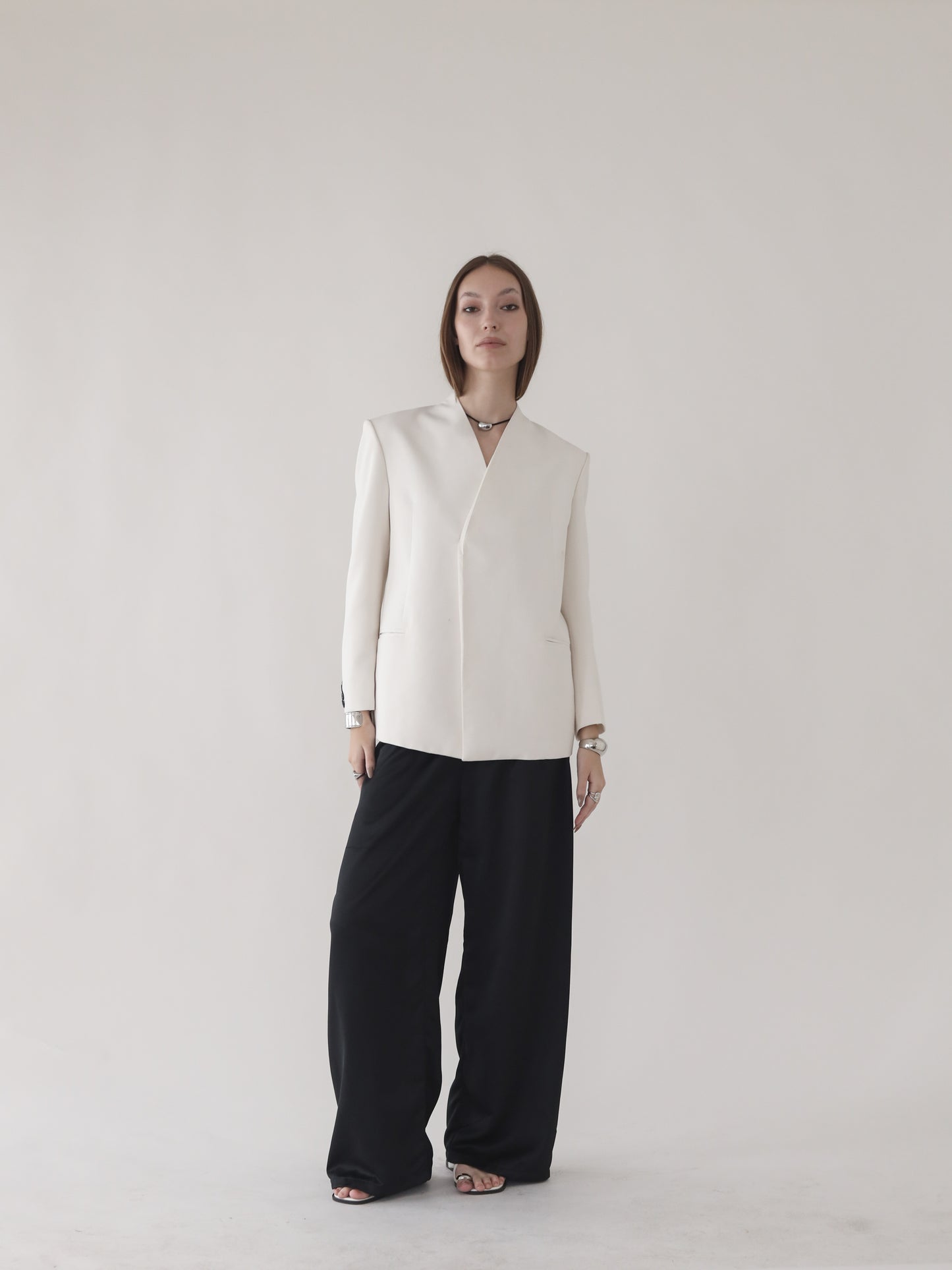 CATANIA SATIN PANTS (BLACK)