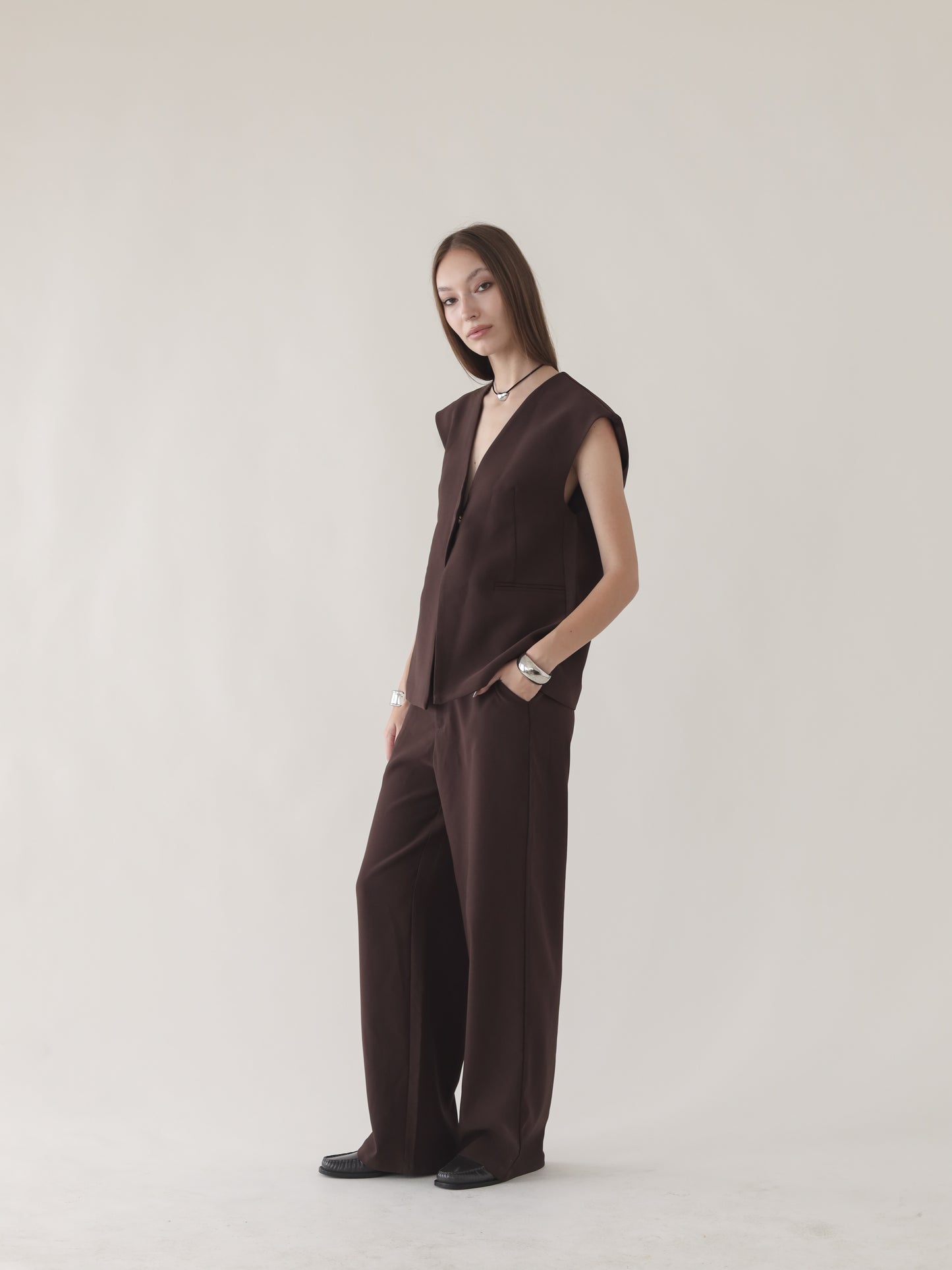ALONDRA TROUSERS (Brown)