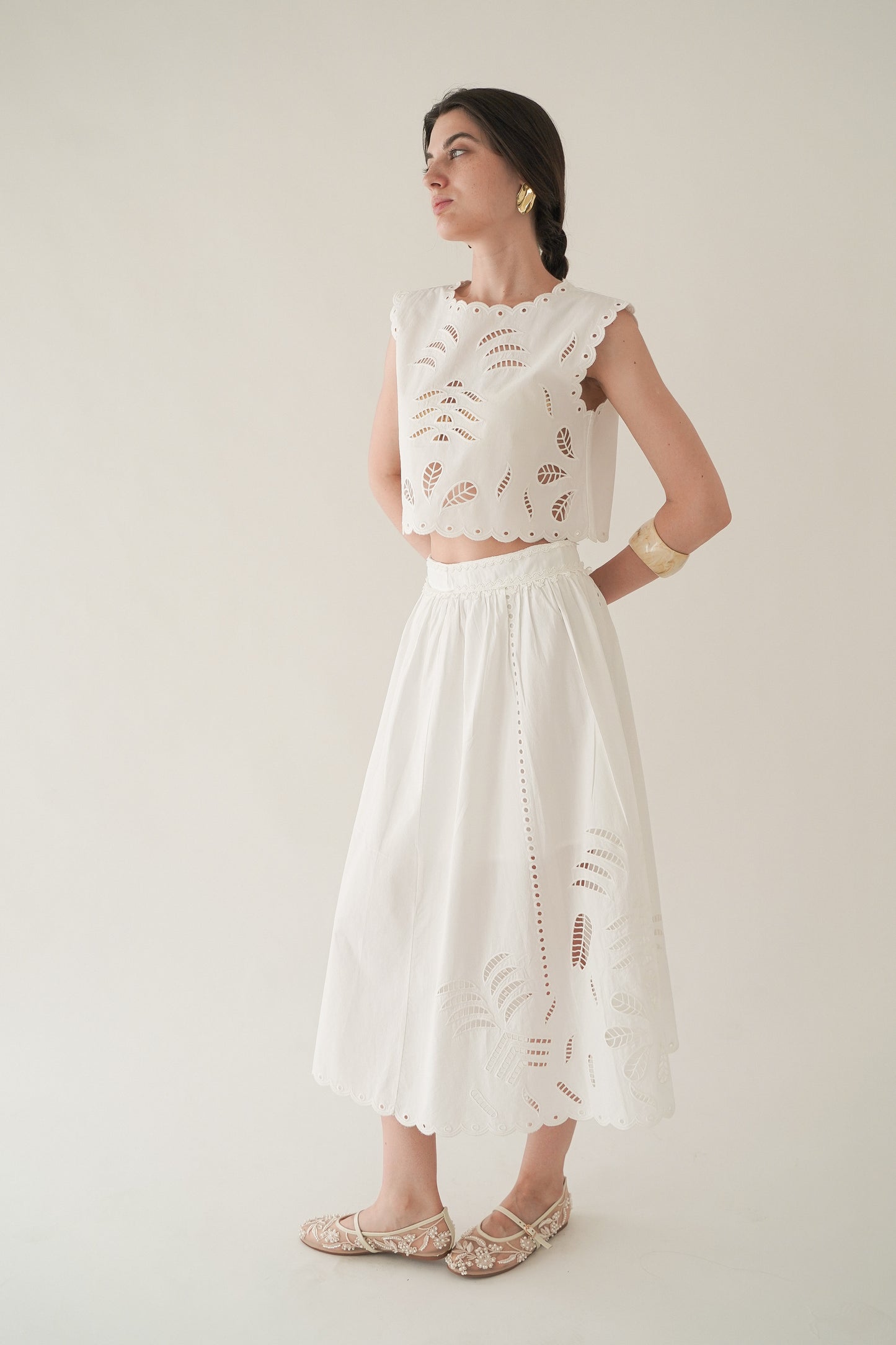 SALMA EMBROIDERED TOP