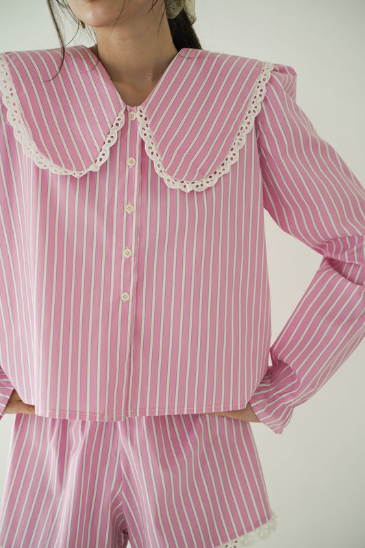 LIZZIE MOM BLOUSE (PINK)