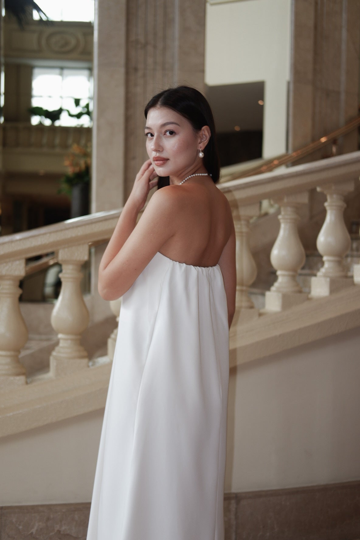 DIONNE TUBE DRESS (ECRU)
