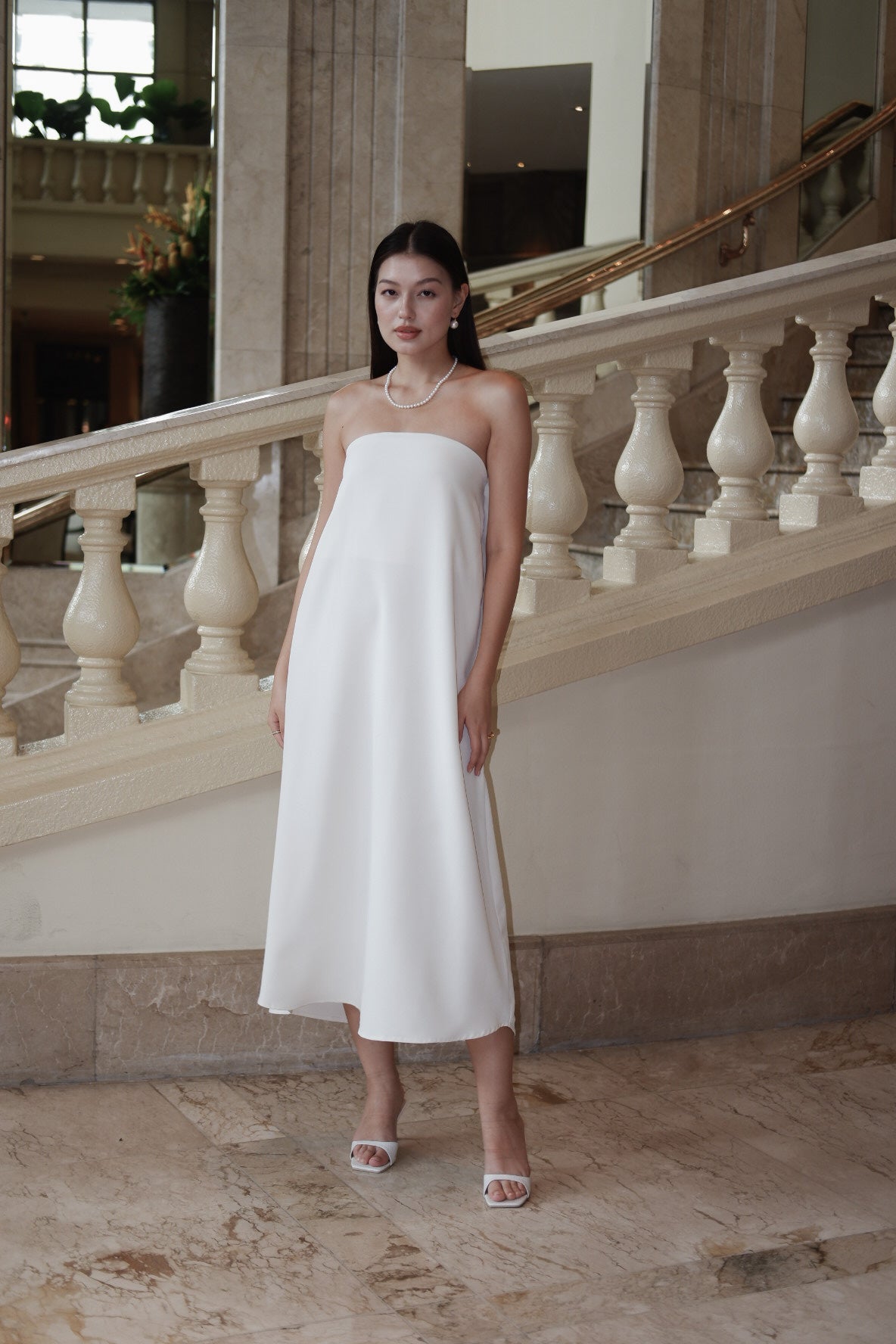 DIONNE TUBE DRESS (ECRU)