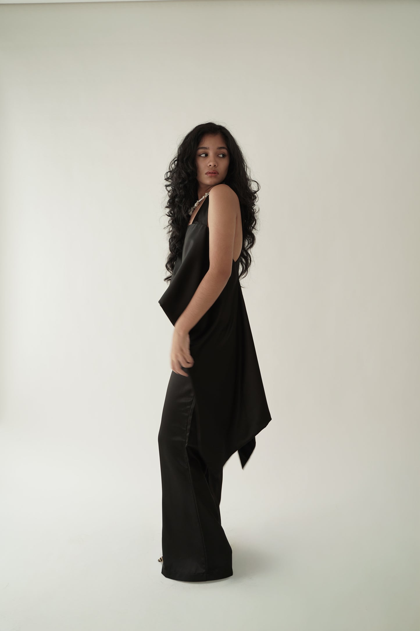 Salome Backless Top (Black)