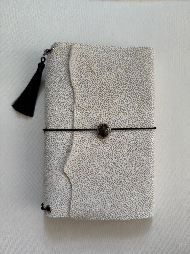 Naelle Leather Trifold Journal A5