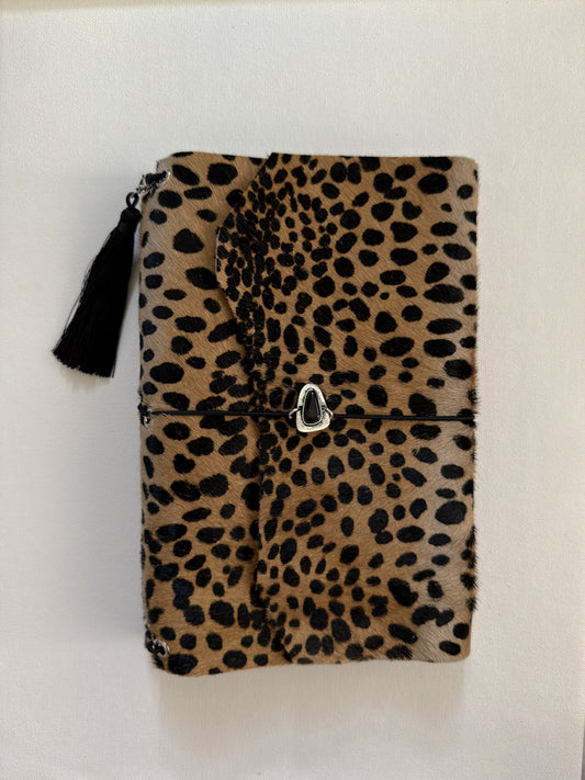 Zoe Leather Trifold Journal A6