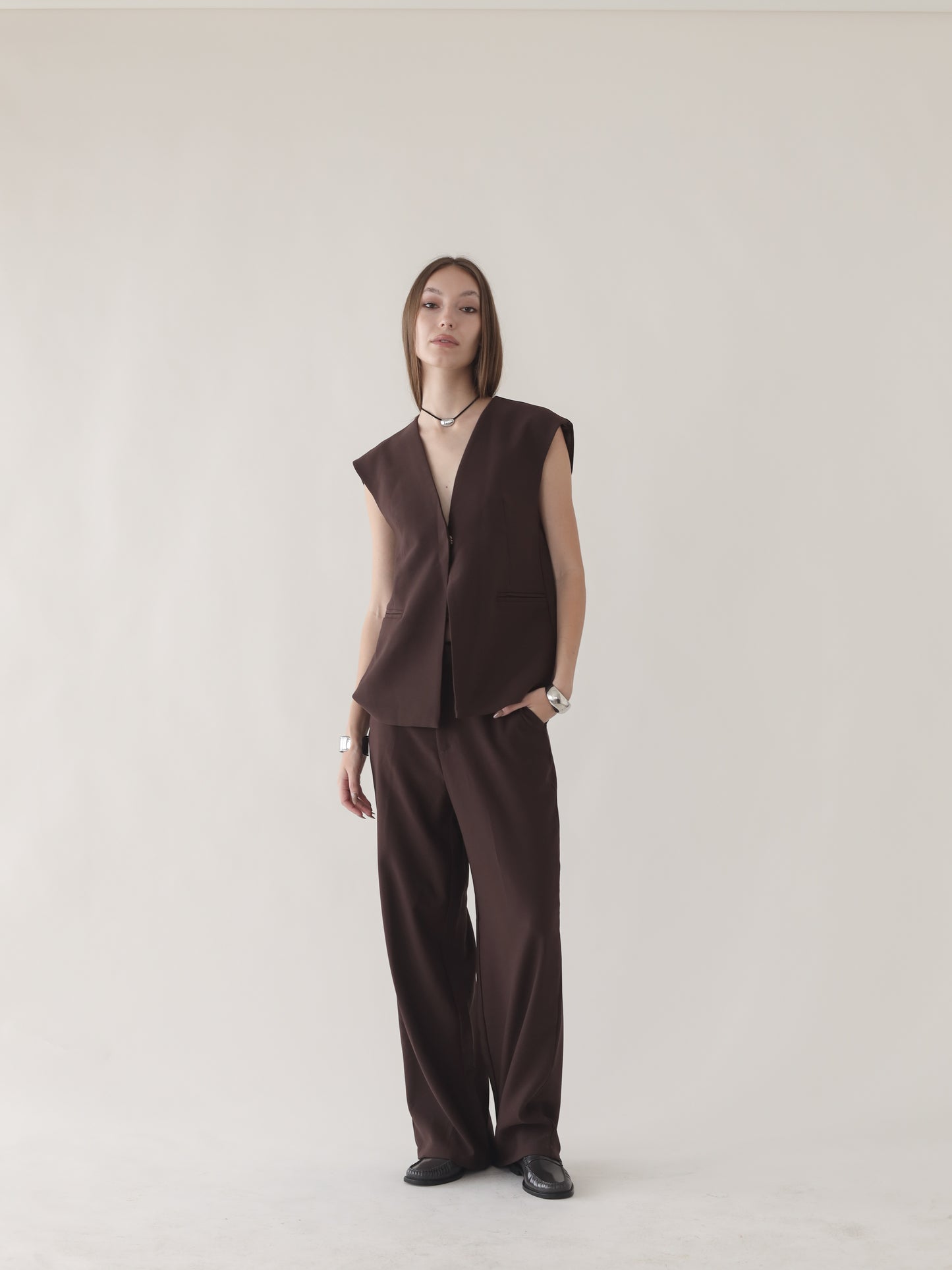 ALONDRA TROUSERS (Brown)