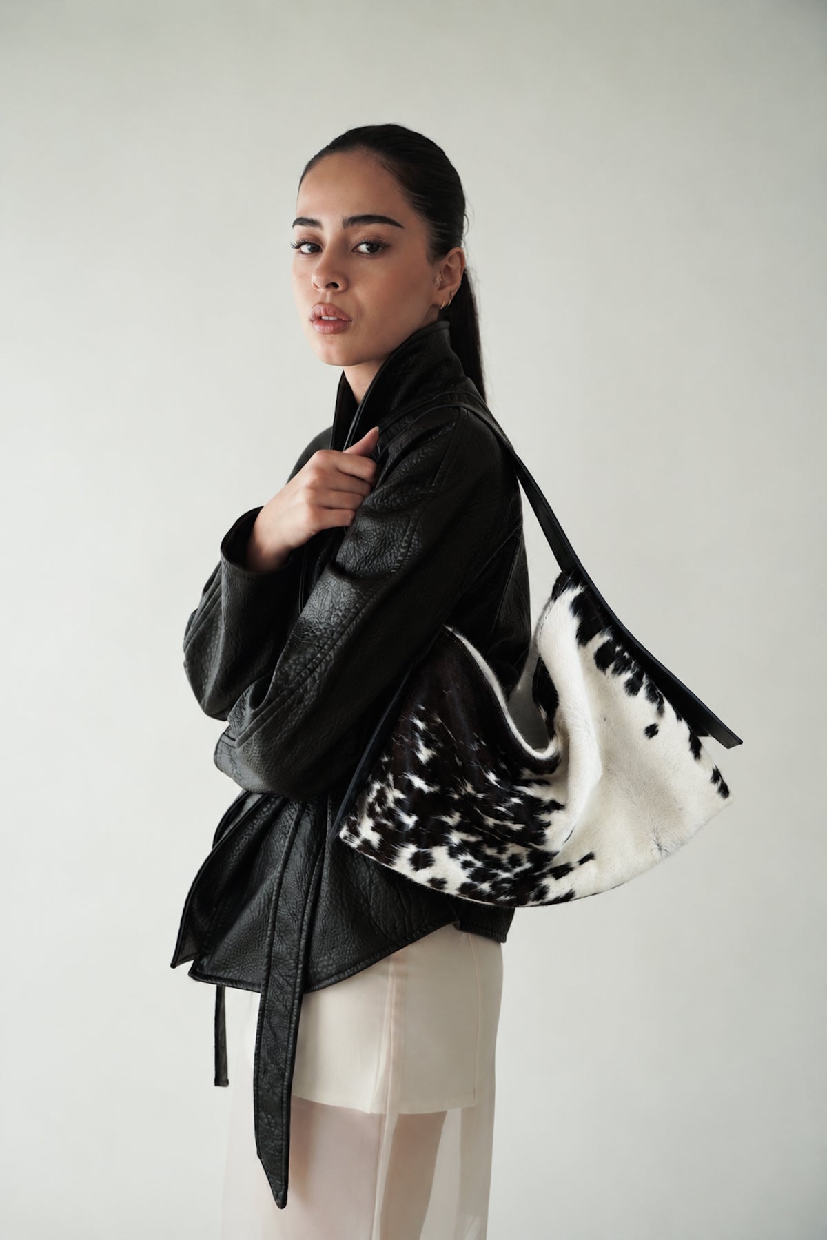 The Sloane Cowhide Hobo (Made to Order)