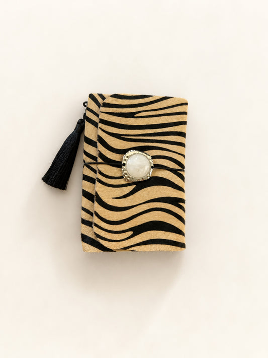 Allegra Trifold Leather Folio A6