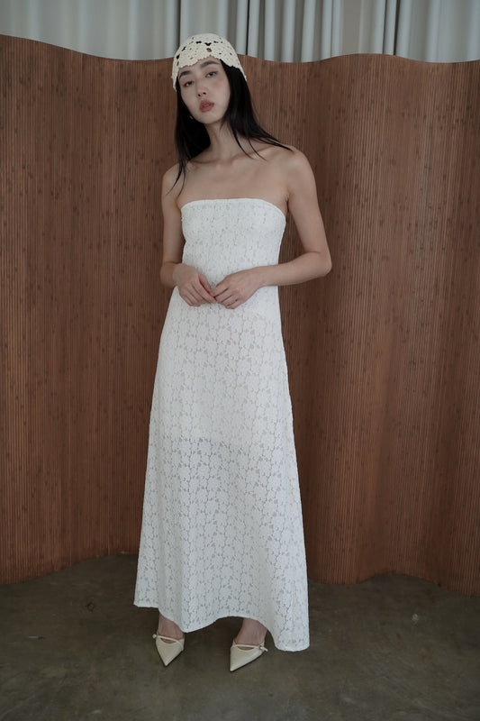 Lucia Lace Tube Dress