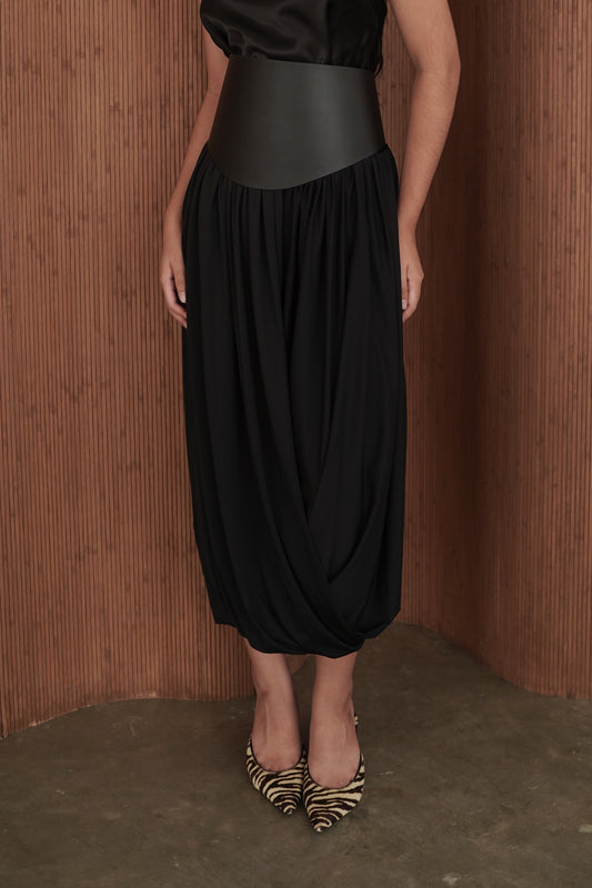 Roanne Bubble Skirt (Black)