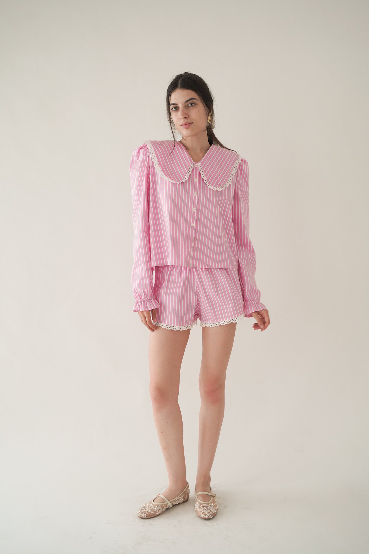 LIZZIE MOM BLOUSE (PINK)