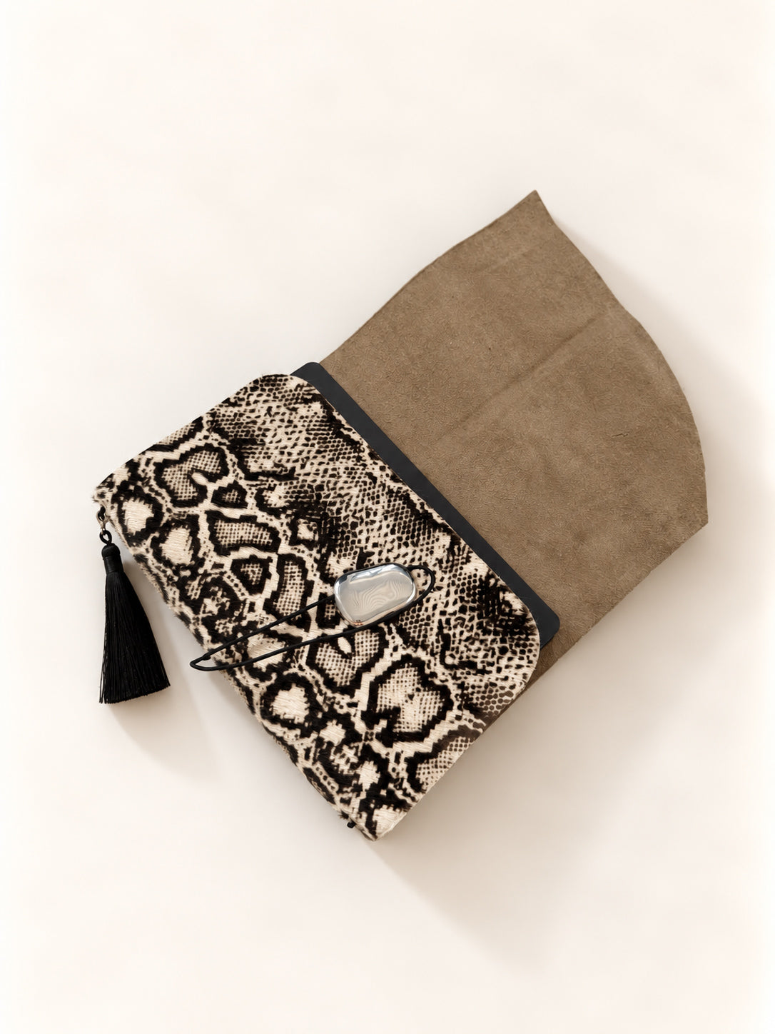 Alessandra Trifold Leather Folio A5