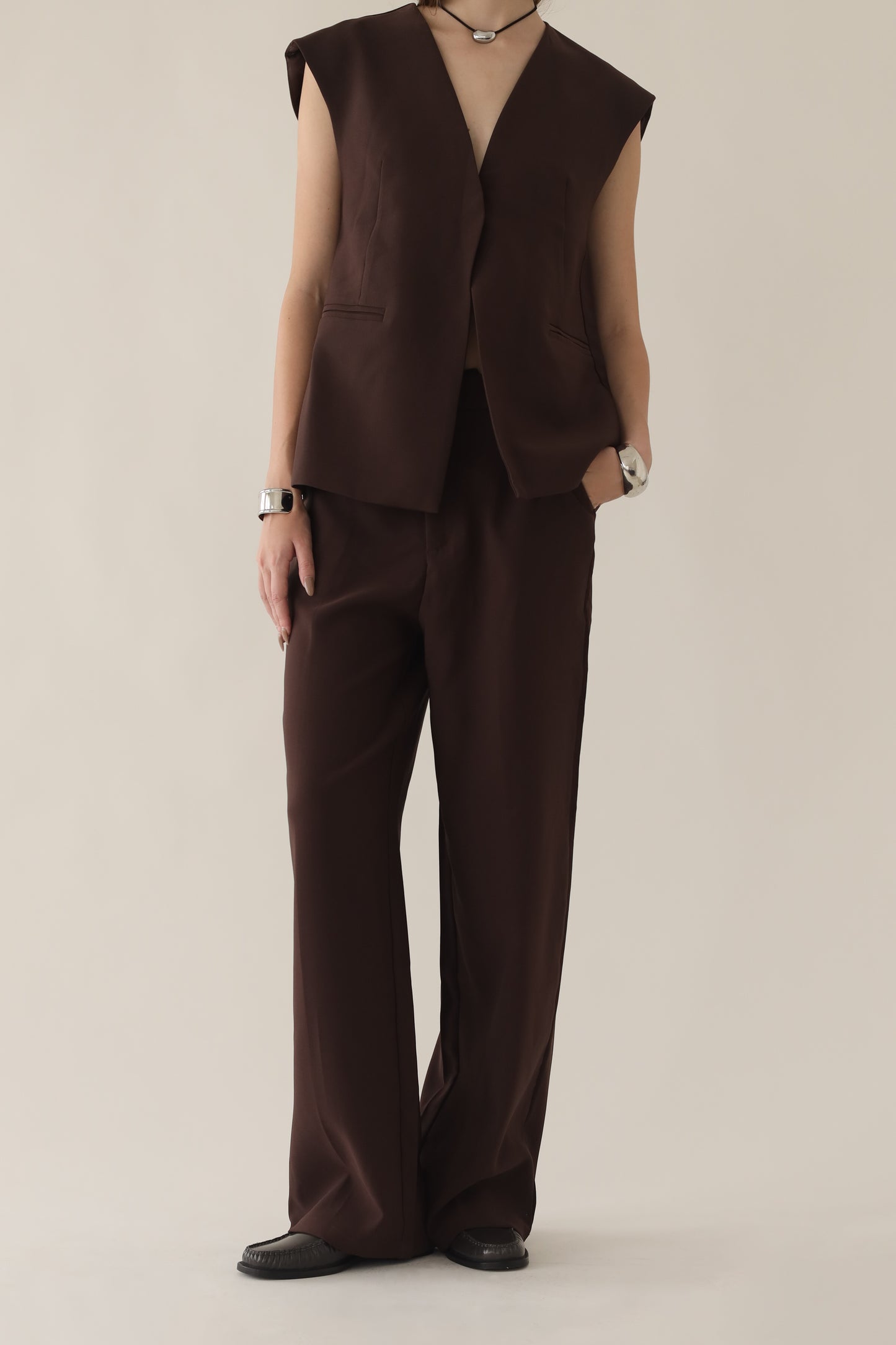 ALONDRA TROUSERS (Brown)