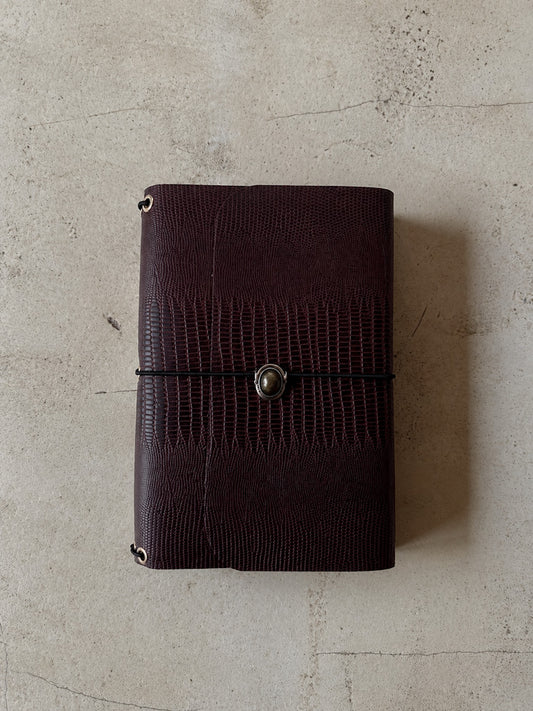 Mallory Trifold Leather Folio A5