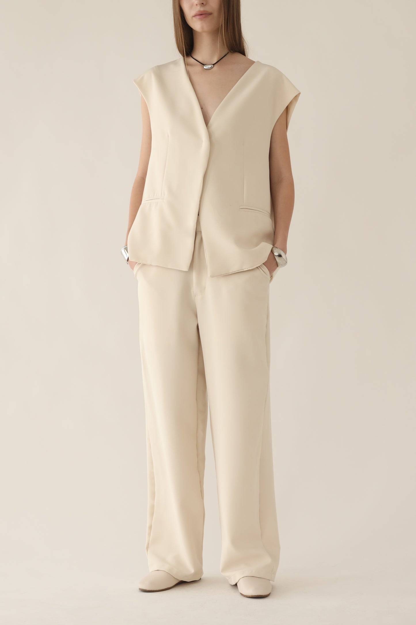 ALONDRA TROUSERS (Cream)