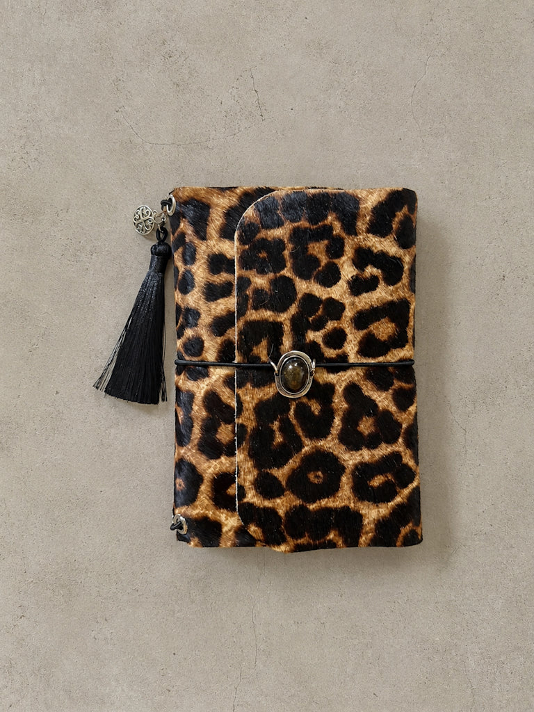 Melina Trifold Leather Folio A6