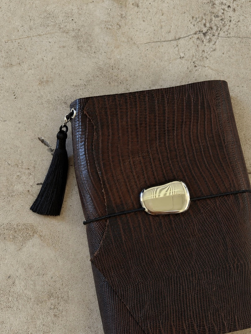Cara Trifold Leather Folio A5