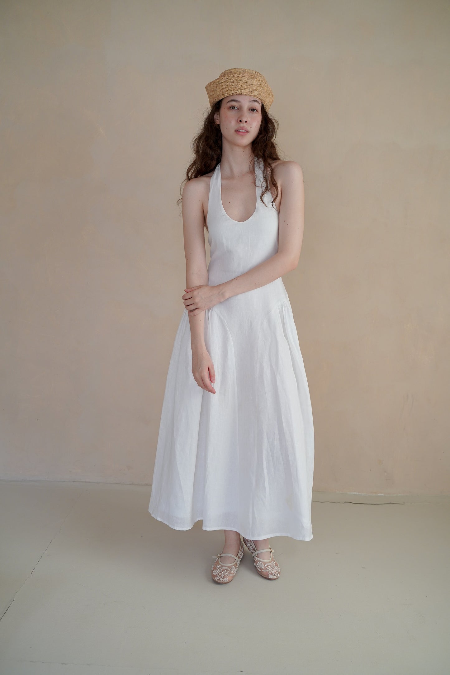 MARTHA LINEN DRESS