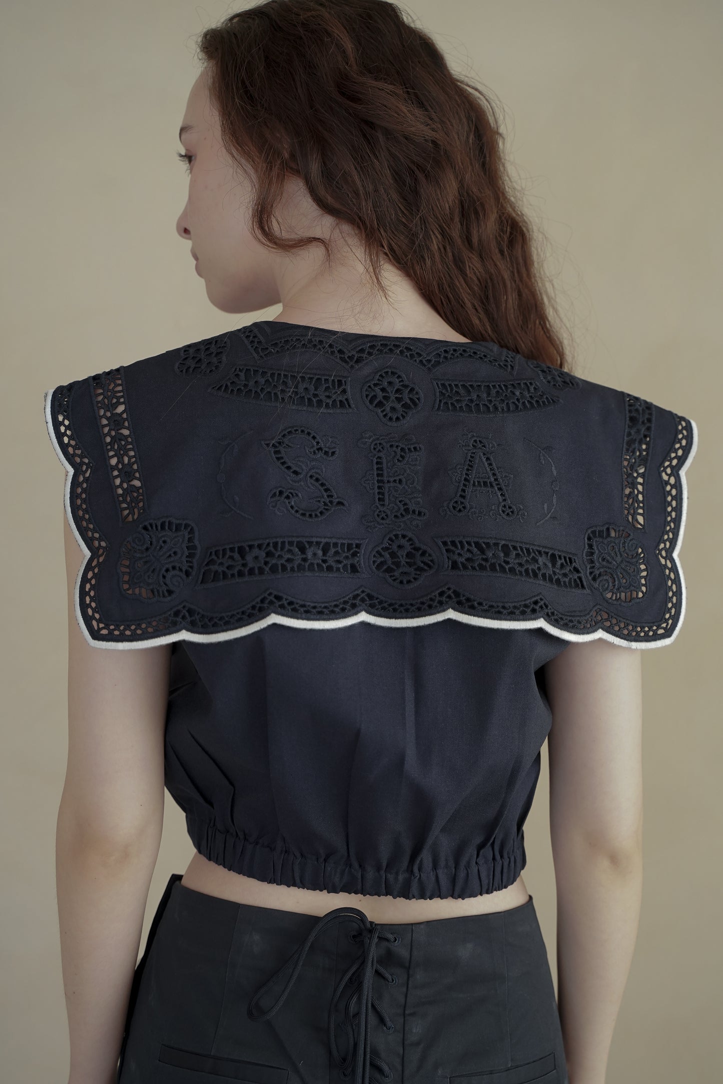 MARINA EMBROIDERED TOP