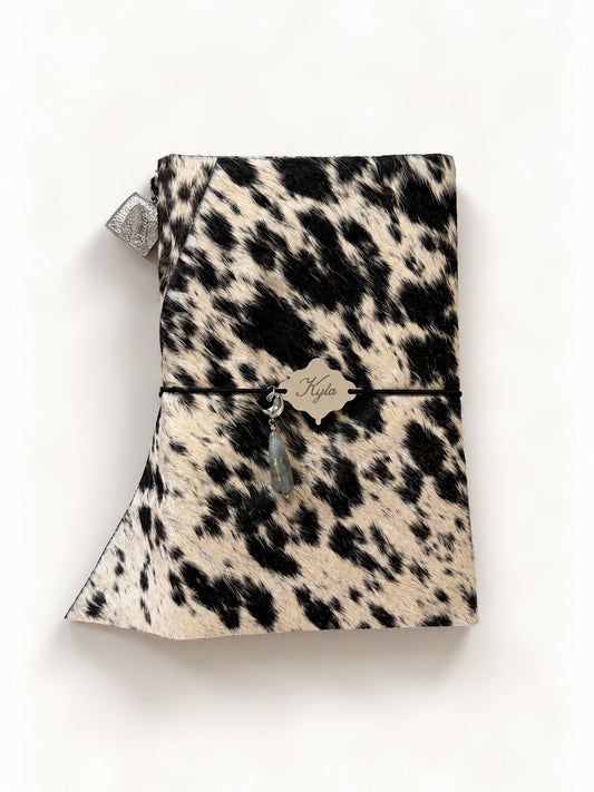 Ines Trifold Leather Folio A5