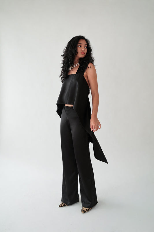Salome Backless Top (Black)