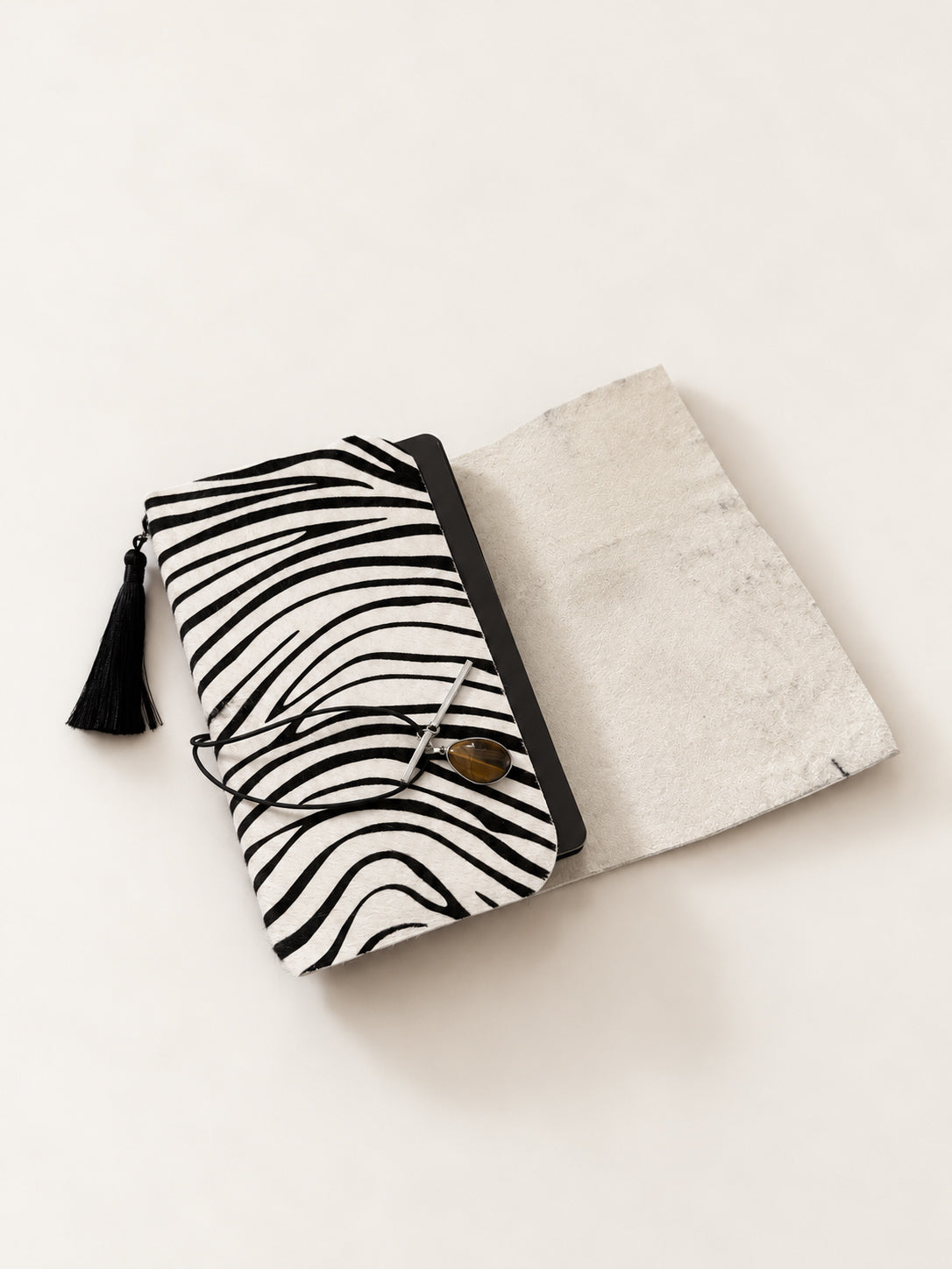 Gaetana Trifold Leather Folio A5