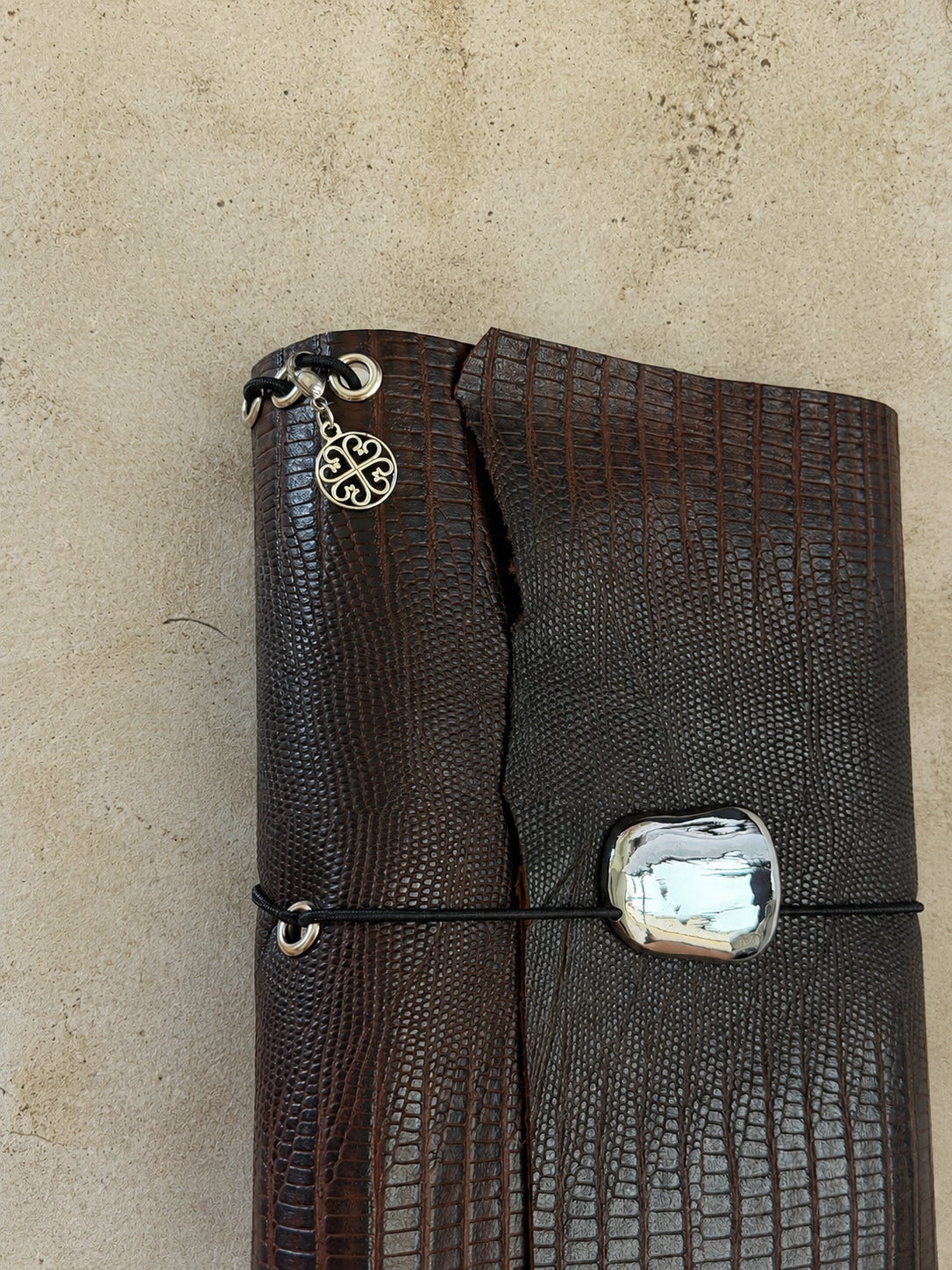 Eletra Trifold Leather Folio A5