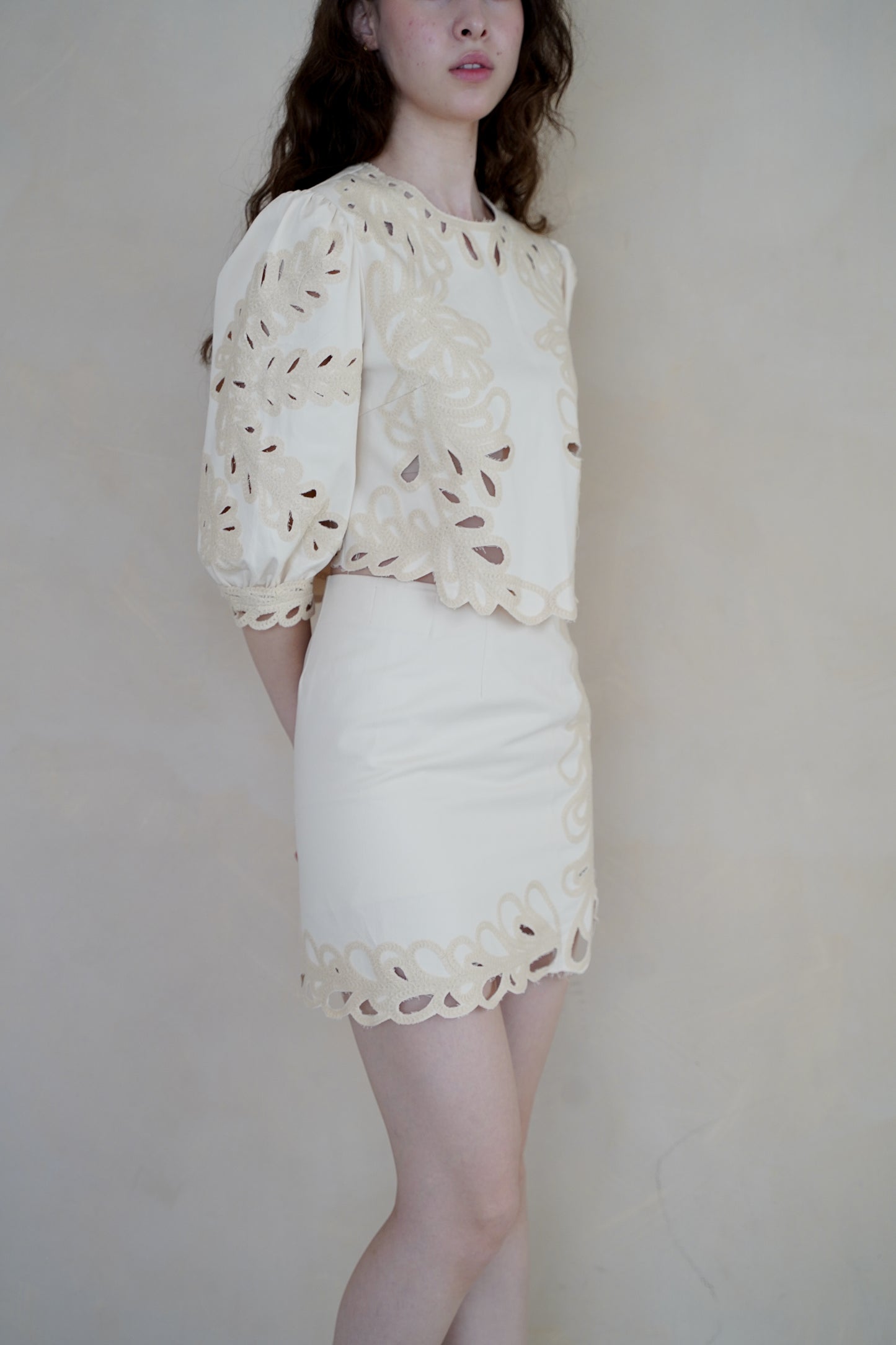 LORIE EMRBOIDERED TOP