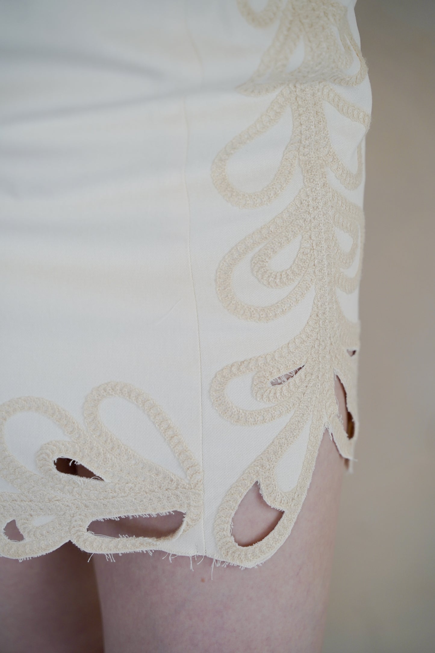 LORIE EMRBOIDERED SKIRT