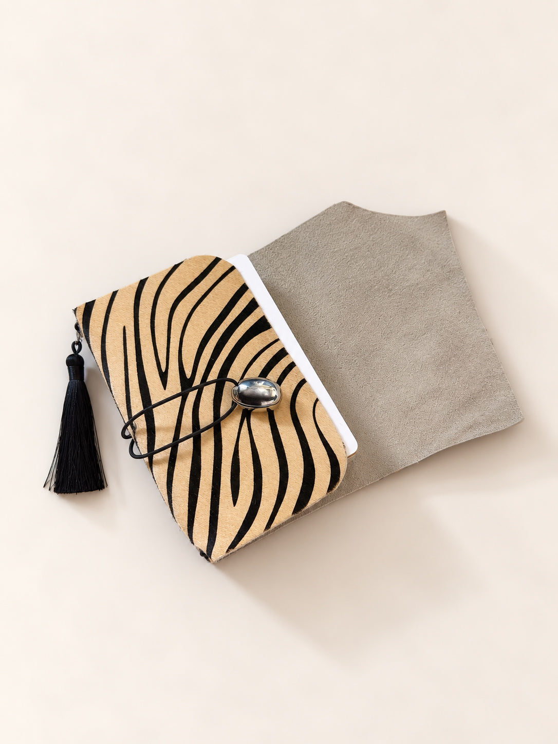 Ornella Trifold Leather Folio A5
