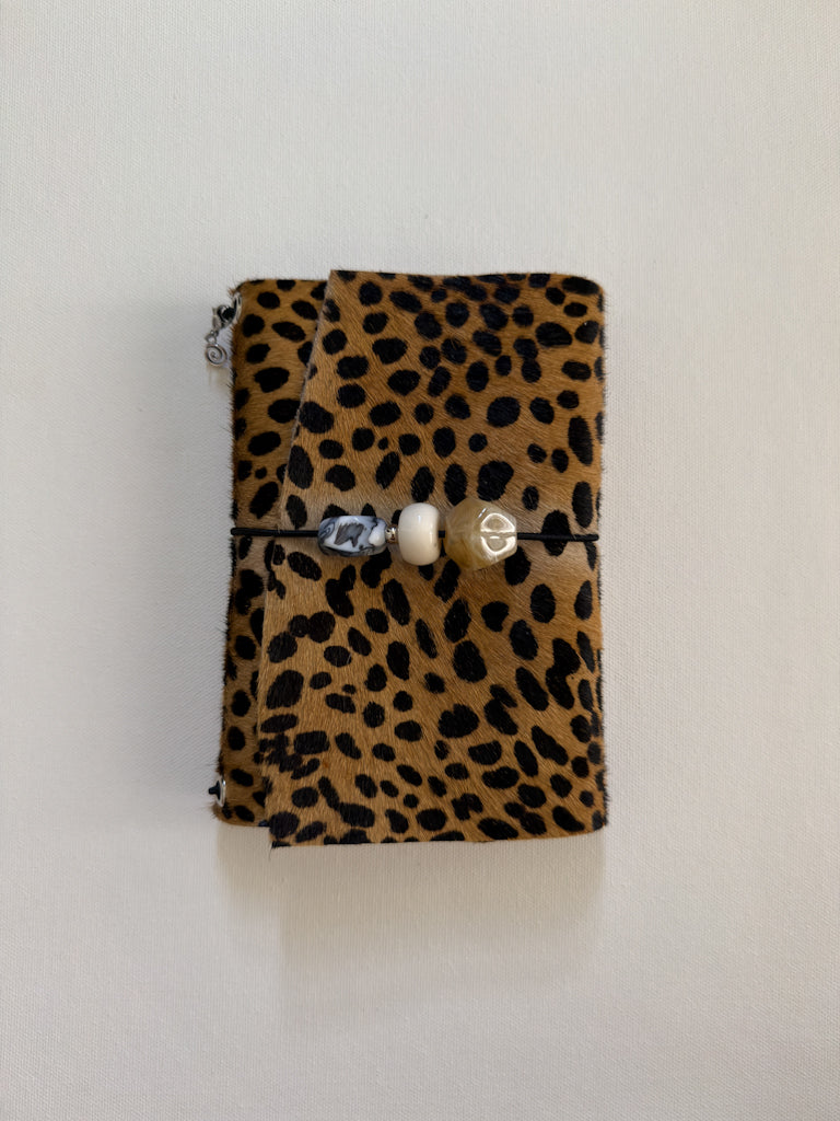 Anette Leather Trifold Journal A6