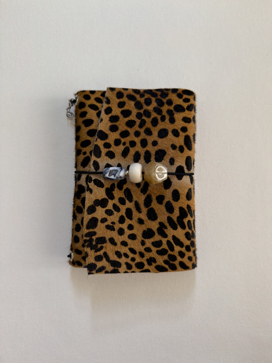 Anette Leather Trifold Journal A6