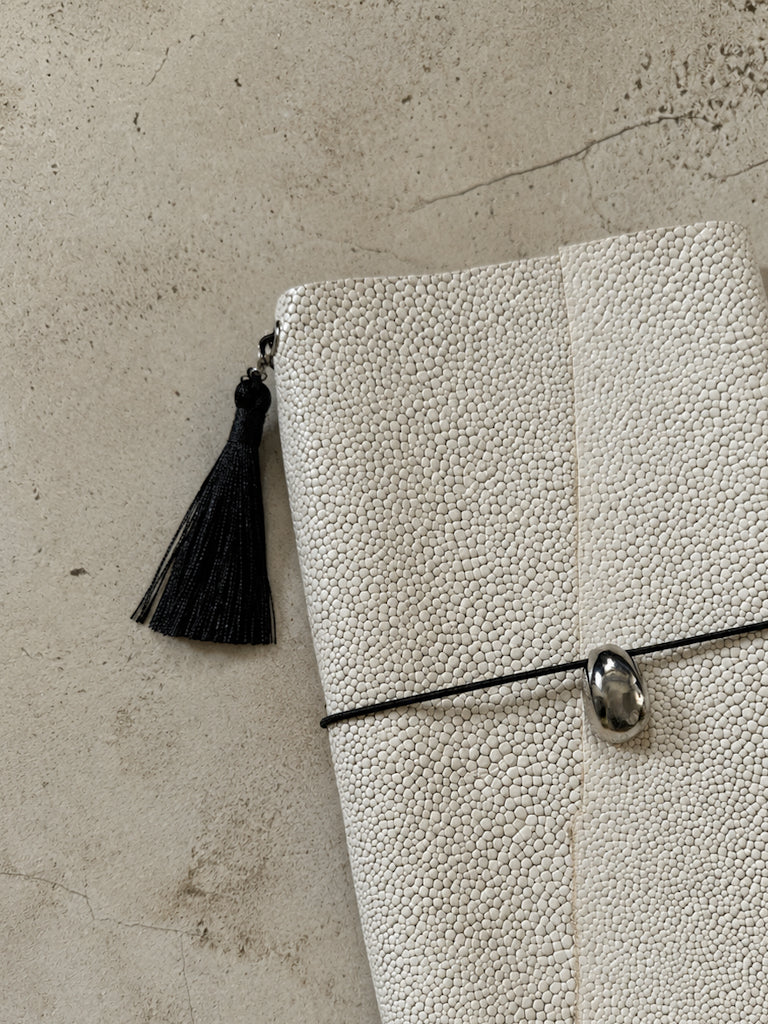 Evana Trifold Leather Folio A5