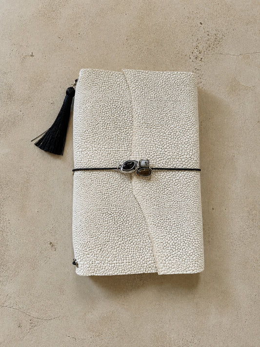 Sybil Trifold Leather Folio A5