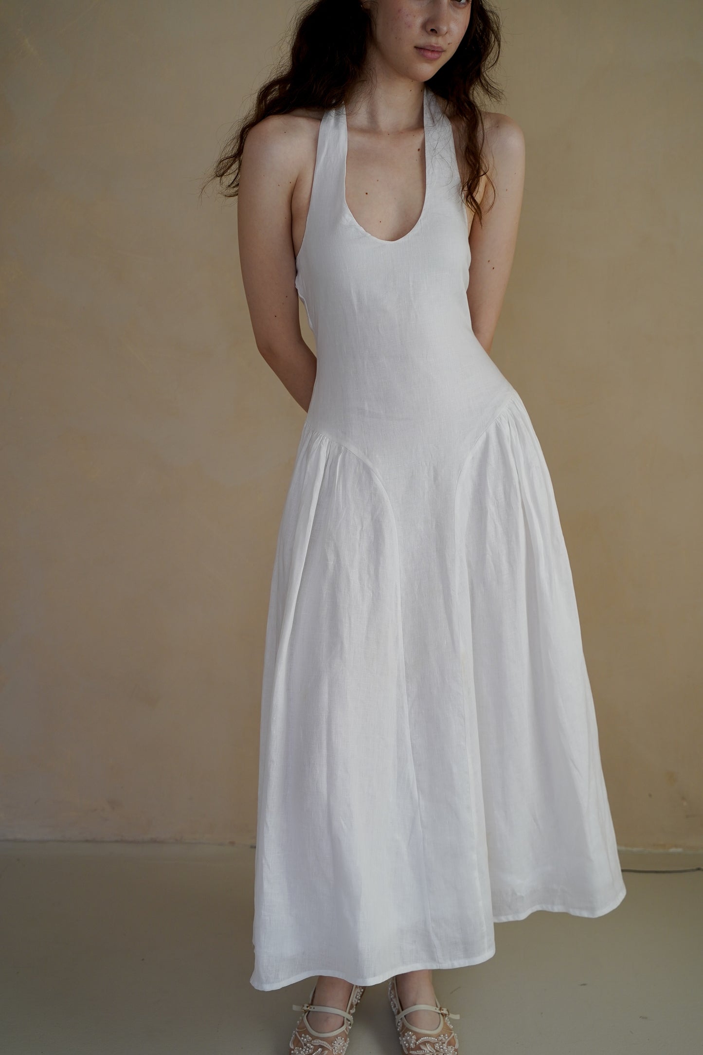 MARTHA LINEN DRESS
