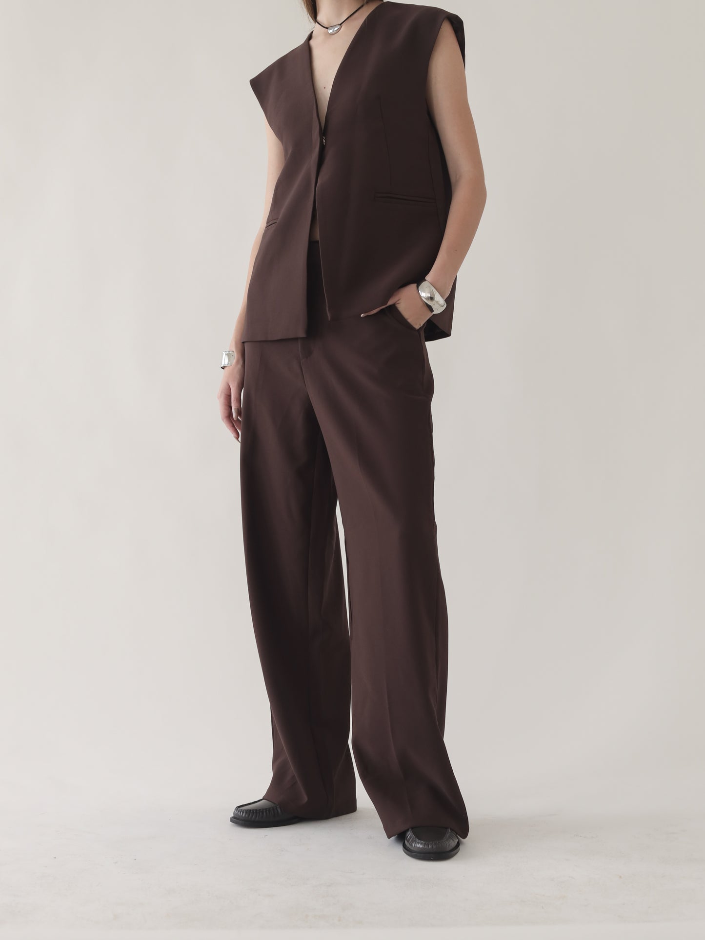 ALONDRA TROUSERS (Brown)