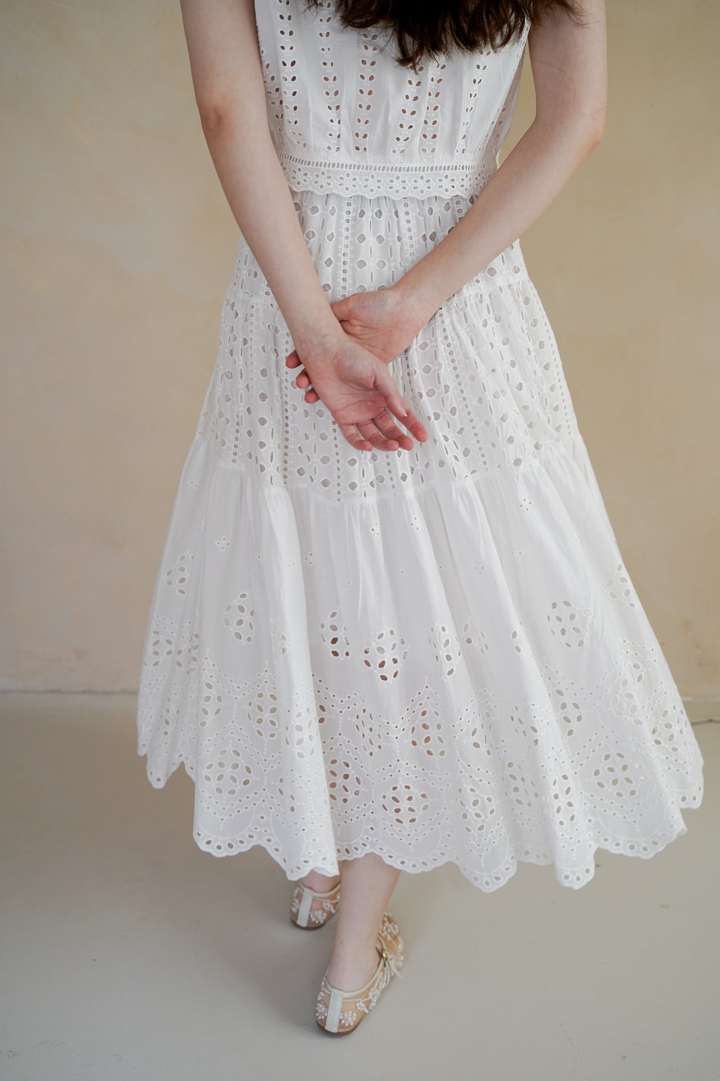 BEVERLY EYELET SKIRT