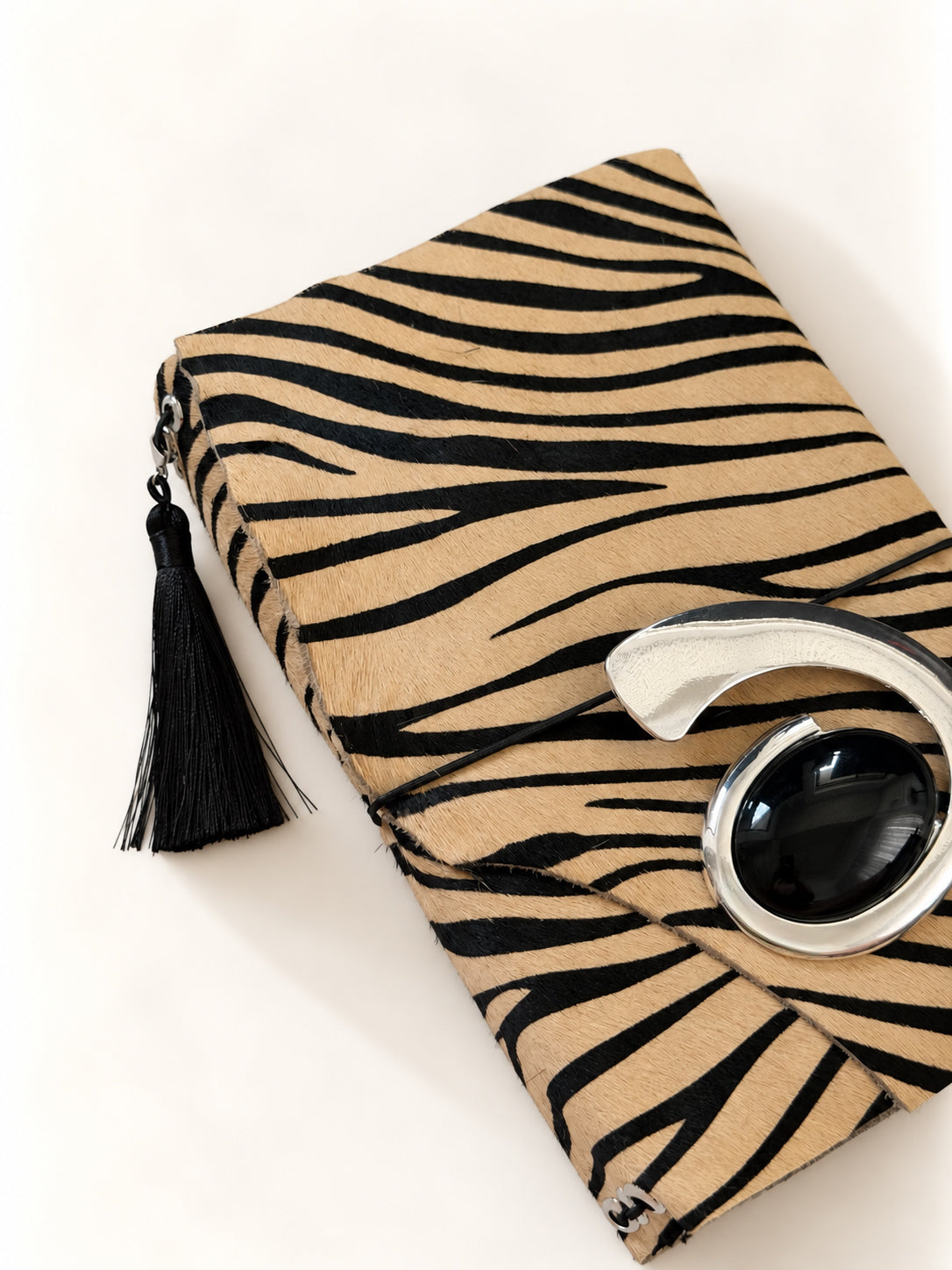 Simonetta Trifold Leather Folio A5