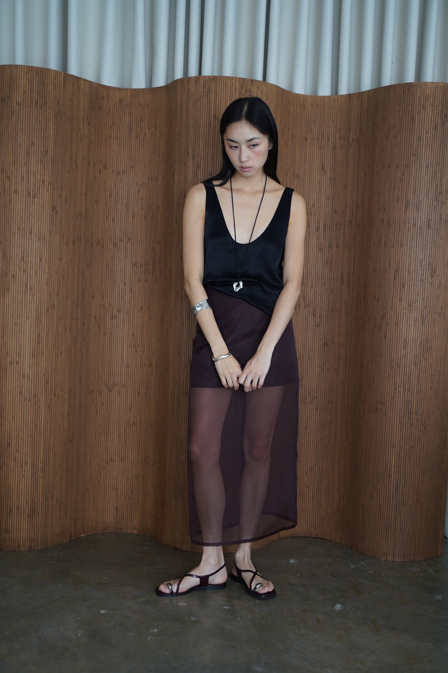 CLO SKIRT (BROWN)