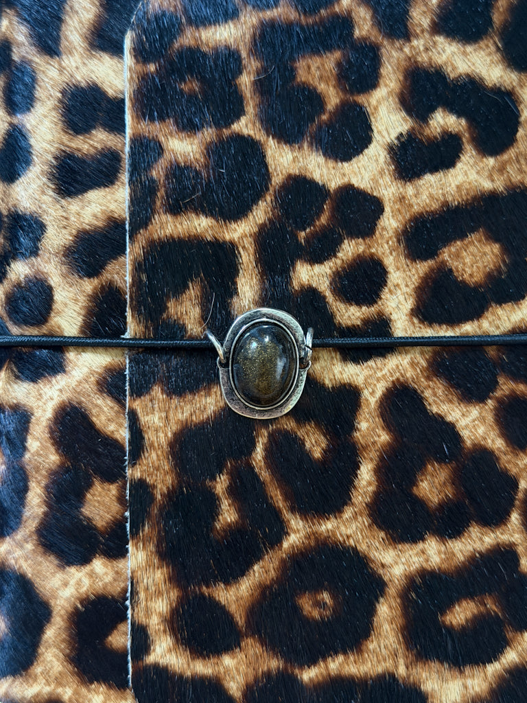 Melina Trifold Leather Folio A6