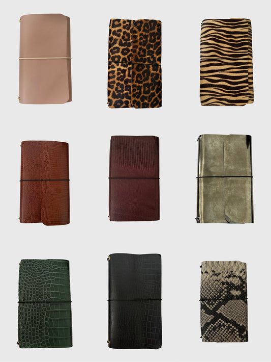 CUSTOM TRIFOLD LEATHER FOLIO A5